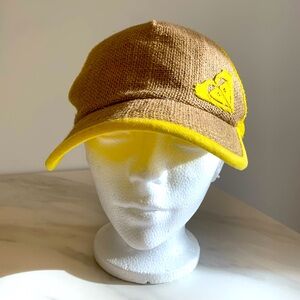 Roxy Jute/Yellow Baseball Cap One Size Adjustable Strap